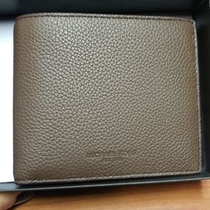 Michael Kors men's bi-fold leather wallet